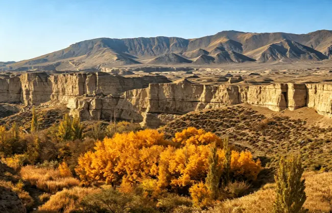 turpan-autumn | China Xian Tour: Private & Tailor-Made China Tours Autumn scenery Turpan Xinjiang