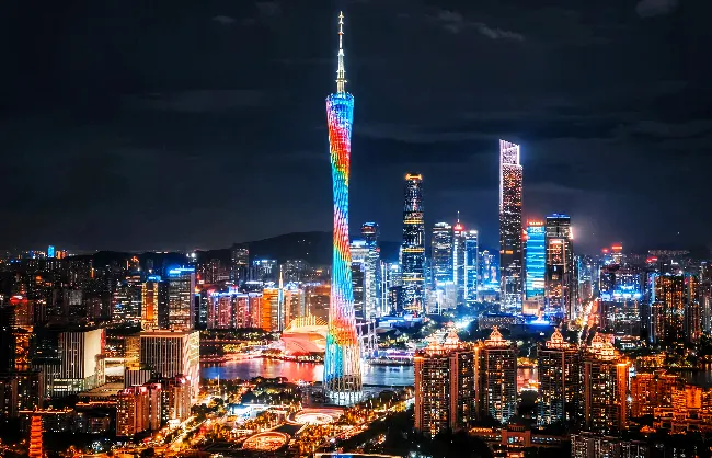 canton-tower-at-night-in-guangzhou | China Xian Tour: Private & Tailor-Made China Tours Canton Tower at night in Guangzhou