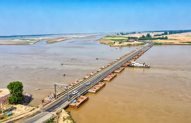 kaifeng-yellow-river-above-ground-hanging-river | China Xian Tour: Private & Tailor-Made China Tours Kaifeng Yellow River above ground hanging river