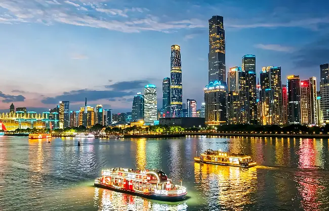 pearl-river-night-cruise-in-guangzhou | China Xian Tour: Private & Tailor-Made China Tours Pearl River Night Cruise in Guangzhou