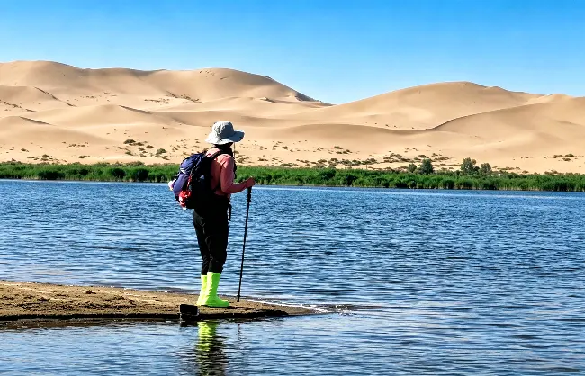 tengger-desert-meeting-yellow-river | China Xian Tour: Private & Tailor-Made China Tours Tengger Desert meeting Yellow River