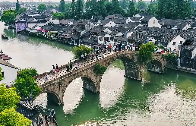 zhujiajiao-water-town | China Xian Tour: Private & Tailor-Made China Tours Shanghai Zhujiajiao Water Town scenery