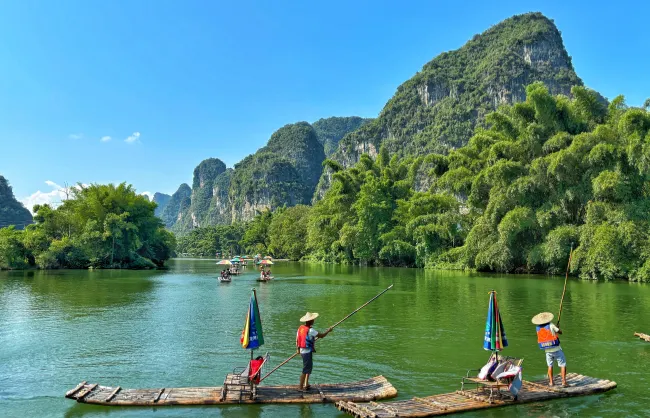 yulong-river | China Xian Tour: Private & Tailor-Made China Tours Yangshuo Yulong River scenic landscape